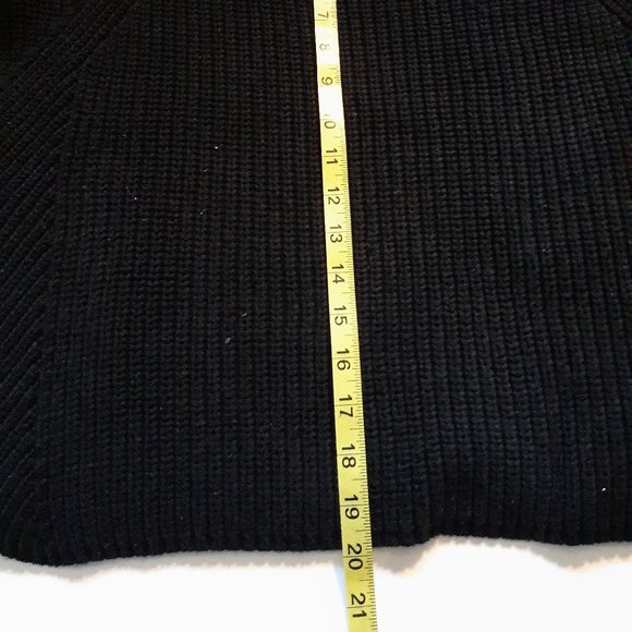 Free People Black Cotton/ acrylic sweater. Size xs - Picture 3 of 5